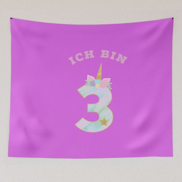Item preview,  Ich bin 3 unicorn designed and sold by WOWSOMETHINGNEW.