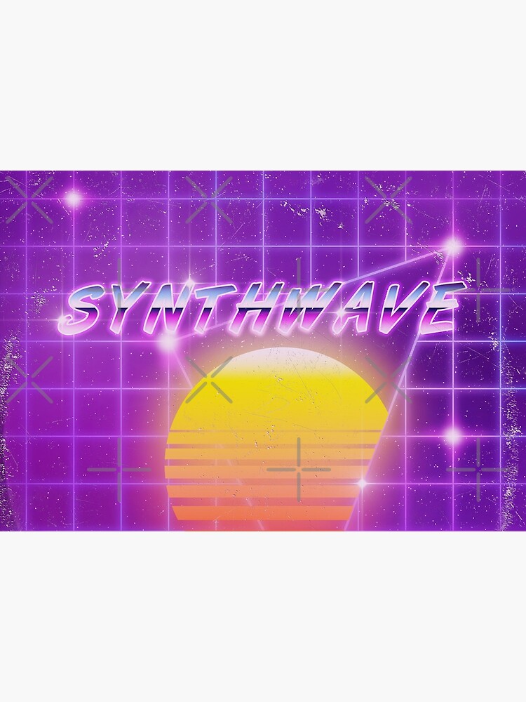 Synthwave music vinyl disk album by GaiaDC