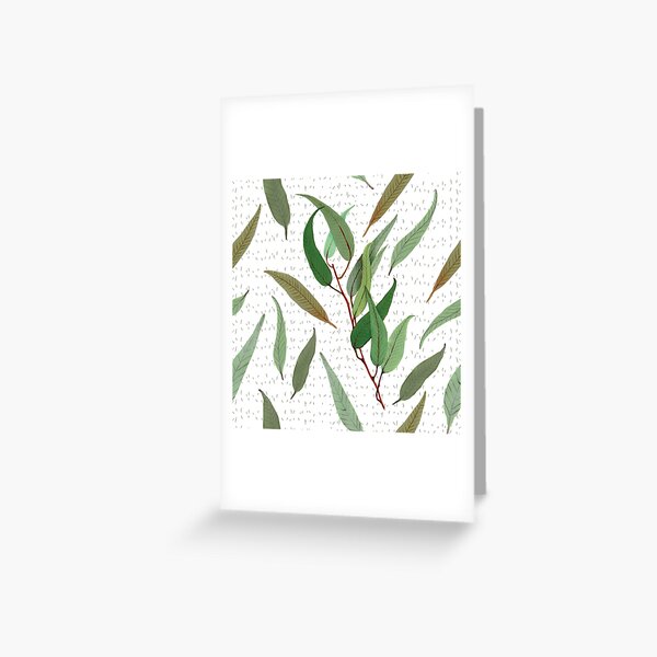 Eucalyptus pattern Greeting Card
