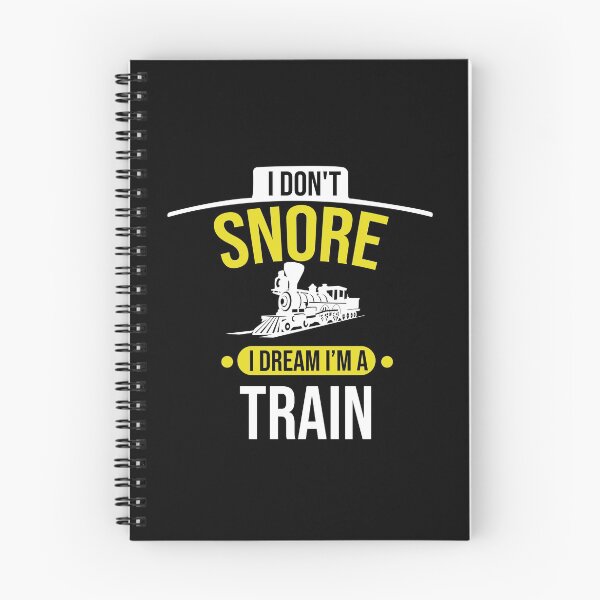 Item preview, Train Shirt - Railroad Fan - Railfan - I Don't Snore I Dream I'm A Train - Model Railroad designed and sold by Teemam.