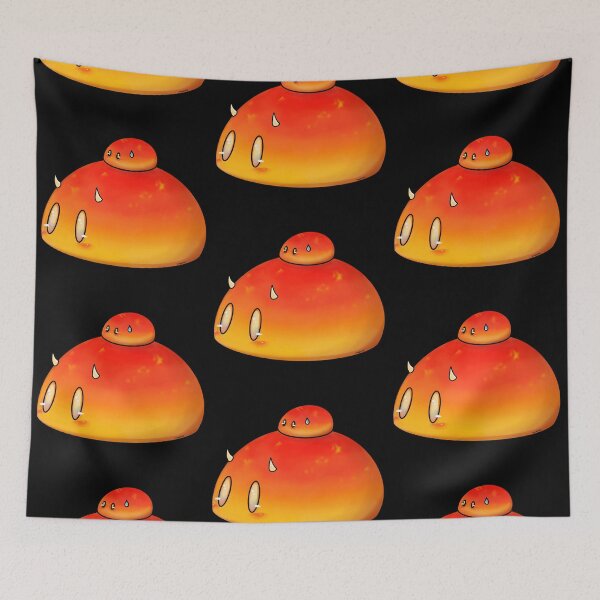 Item preview, Genshin Impact Cute Pyro Slime designed and sold by TunafishArt.