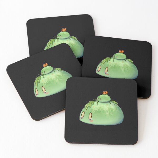 Item preview, Genshin Impact Cute Dendro Slime designed and sold by TunafishArt.