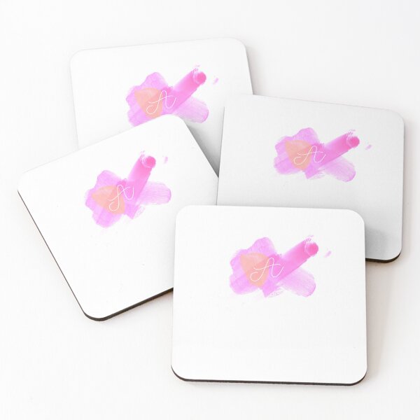 Item preview, Letter A ~ pink and white personalised baby/ kids designed and sold by K Strachan.