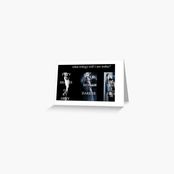 Cartes De Vœux Sur Le Theme Christian Grey Redbubble