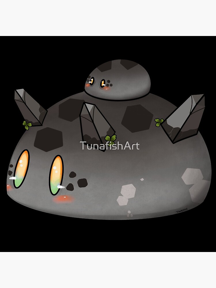 "Genshin Impact Cute Geo Slime" Poster For Sale By TunafishArt | Redbubble