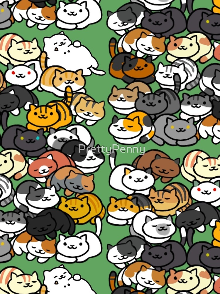 Neko Atsume Sleepy Kitties by PrettyPenny