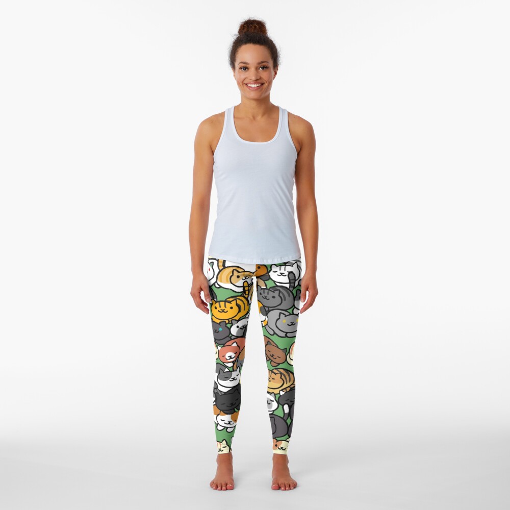 Neko Atsume Sleepy Kitties Leggings