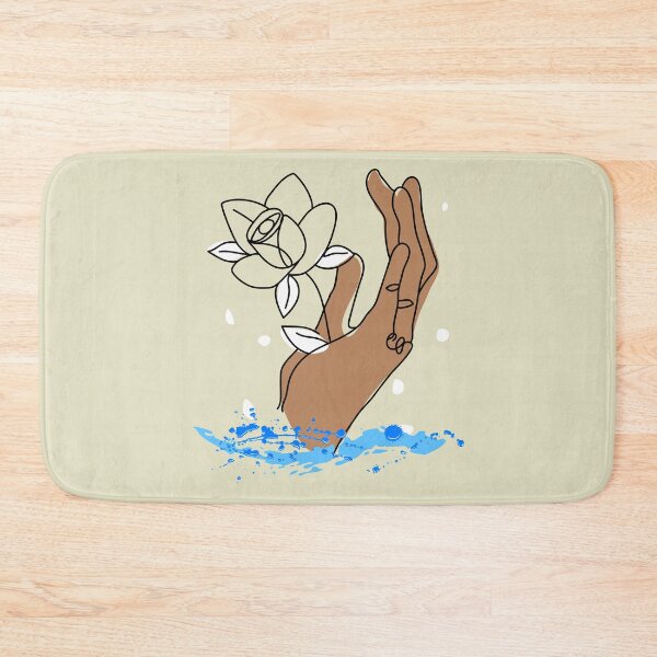 Item preview, Hand rises out of water with flower designed and sold by CrazyHowCool.