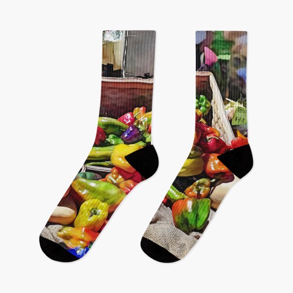 Item preview, Colorful Vegetables in a Farmer's Market designed and sold by Susan Savad.