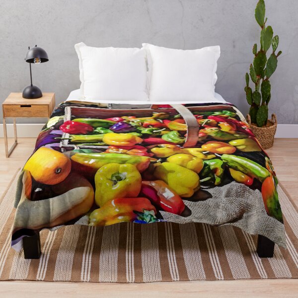 Item preview, Colorful Vegetables in a Farmer's Market designed and sold by Susan Savad.