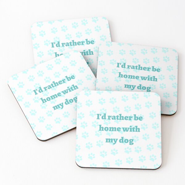 Item preview, I'd rather be home with my dog (blue) designed and sold by ineedanewphone.