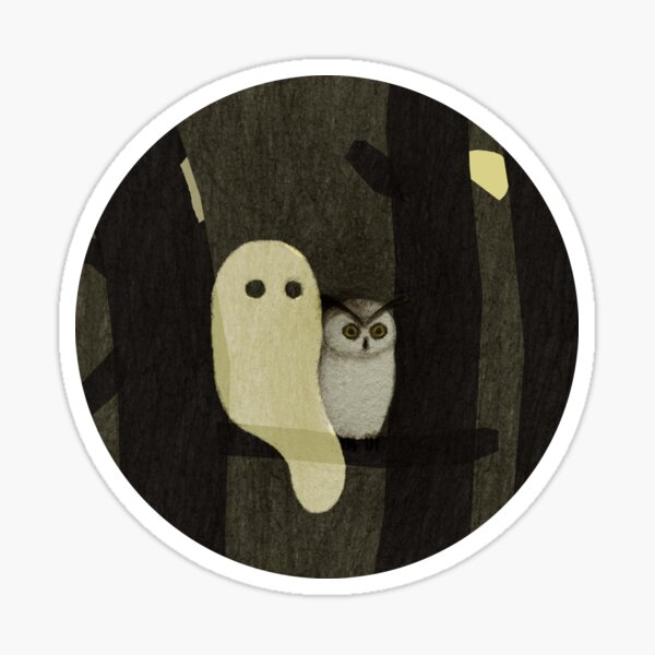 Item preview, Little Ghost & Owl designed and sold by LinetteNo.