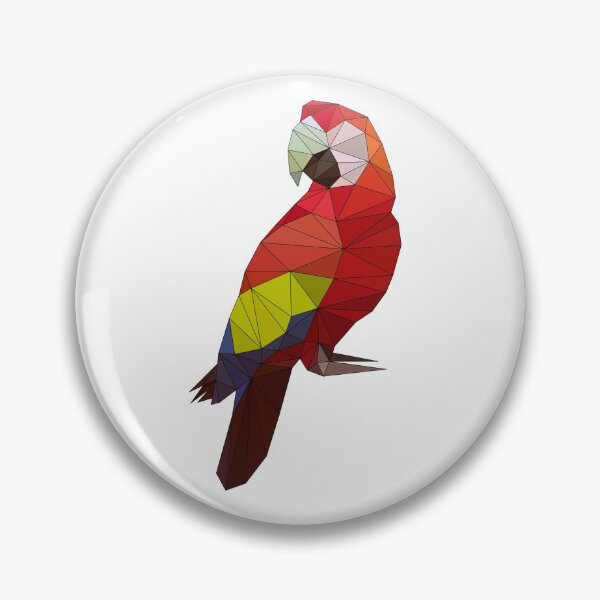 Item preview, Low poly parrot illustration designed and sold by AlehSkvartsou.