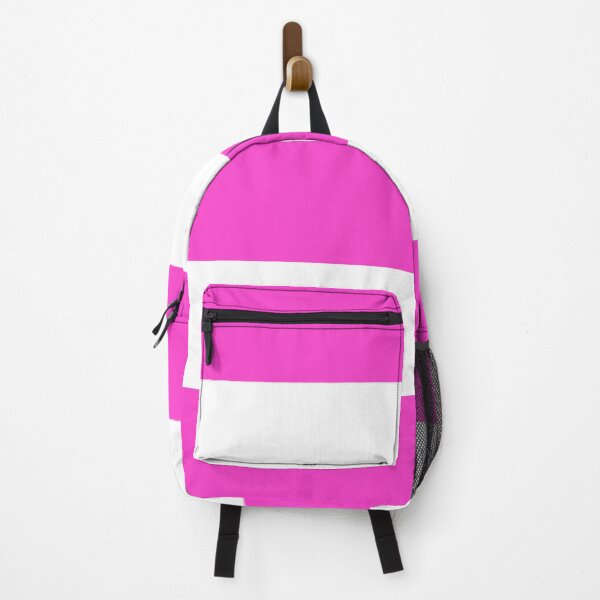 Item preview, Large HOT PINK and WHITE Horizontal STRIPES designed and sold by RachelMacht.