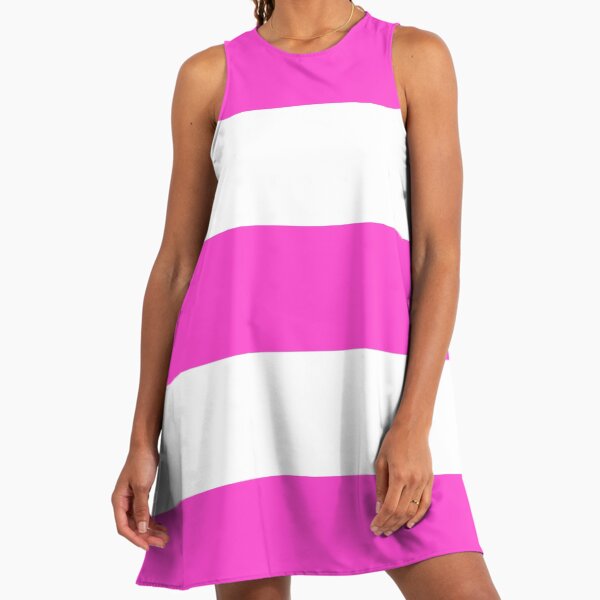 pink and black striped dress Prada by Miuccia Prada - Black Women Casual Dress main image 0