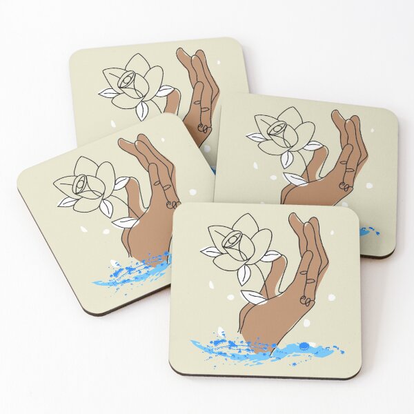 Item preview, Hand rises out of water with flower designed and sold by CrazyHowCool.