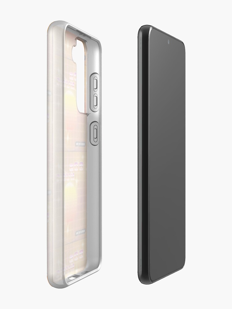 Alternate view of 80s music vinyl disk album Samsung Galaxy Phone Case