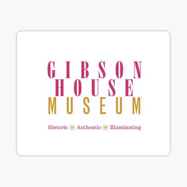Gibson House Museum Logo Sticker