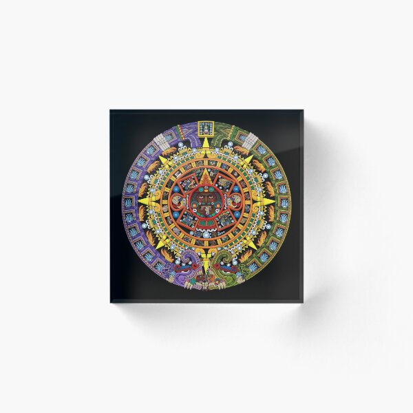 Item preview, Aztec Calendar Sun Stone - Full Color designed and sold by Ninjangulo.