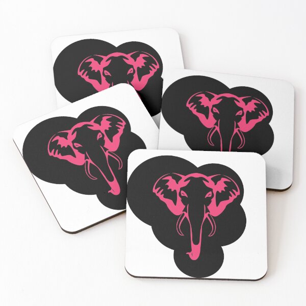 Item preview, African Elephant Pink designed and sold by ImpPrintsArt.