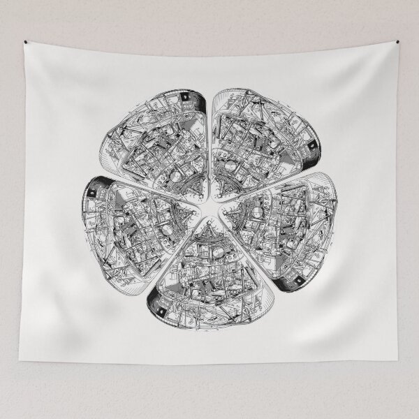 Item preview, Space Ship Flower designed and sold by PabloPKasso.