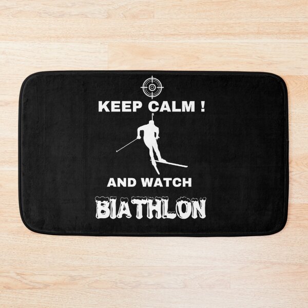 Item preview, Keep calm and watch biathlon designed and sold by Olympique1359.