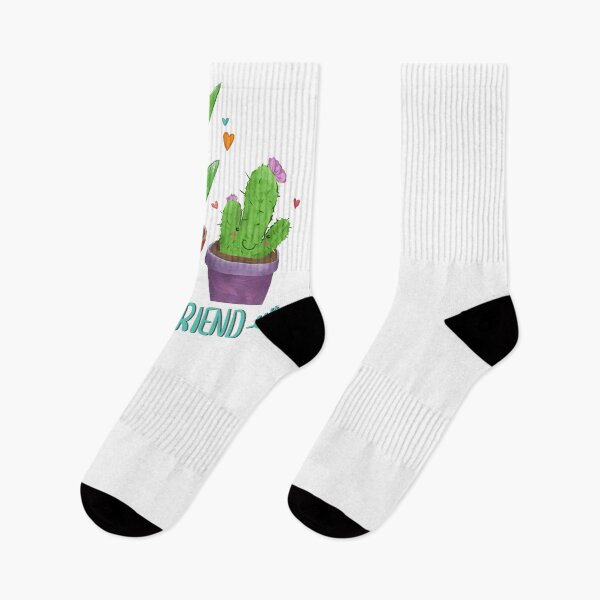 Item preview, Best Friend - Cute Cactus and Aloe vera - Flowerpots designed and sold by rainartstudio.