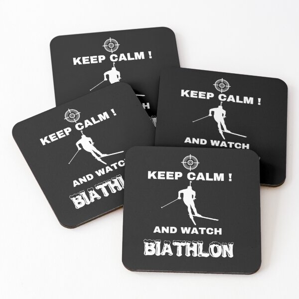 Item preview, Keep calm and watch biathlon designed and sold by Olympique1359.