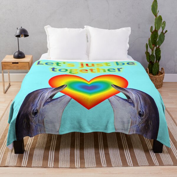 Item preview, A pair of dolphins loving each other, Let's just be together designed and sold by helenkaiy.