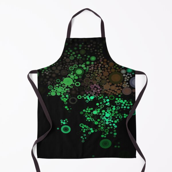 Item preview, Cute Aesthetic Green Random Circle Dots Pattern gift for digital art lover  designed and sold by AYACHI90.
