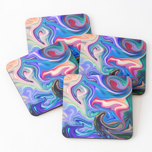 Item preview, Deep dream - abstract liquid paint designed and sold by Silly Lily.