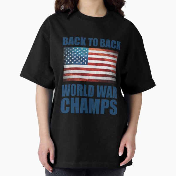 Vista previa del artículo con la obra «Campeones de la Guerra Mundial espalda con espalda», diseñado y vendido por ChoqquitCustoms.