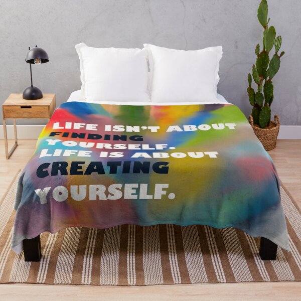 Item preview, Life is about Creating Yourself Quote/Motivational Saying designed and sold by Anastasia Shelukhina.