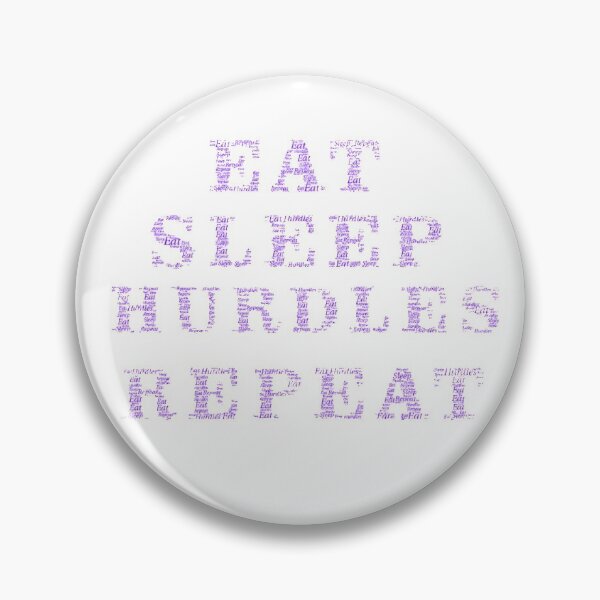 Item preview, Eat Sleep Hurdles Repeat designed and sold by shopcom.