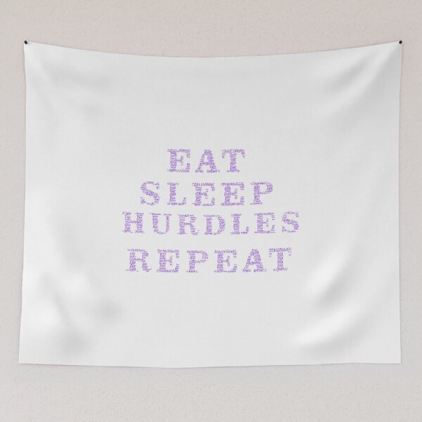 Item preview, Eat Sleep Hurdles Repeat designed and sold by shopcom.