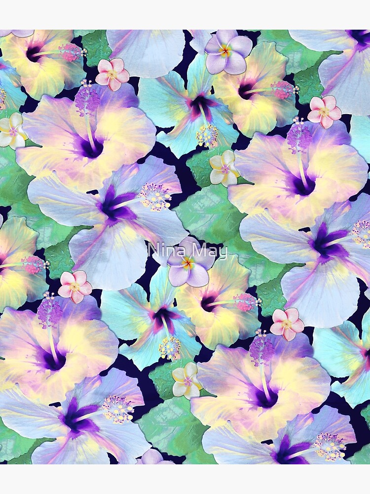 Pastel Hibiscus Lei by ninabmay