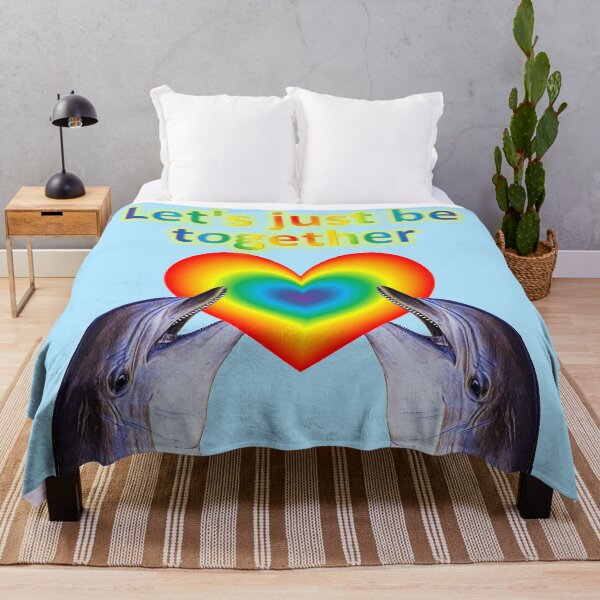 Item preview, A pair of dolphins loving each other, Let's just be together designed and sold by helenkaiy.