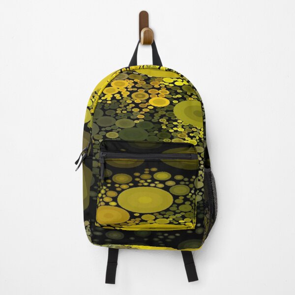 Aperçu de l'œuvre Joli cadeau de motif de cercles jaunes esthétiques pour les amateurs d'art numérique créée et vendue par AYACHI90.