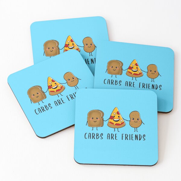 Item preview, Carbs are friends Cute Foods designed and sold by SusanaDesigns.
