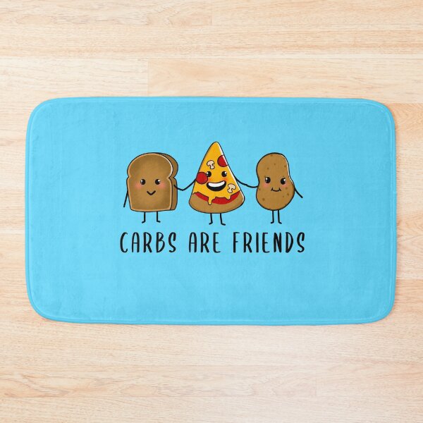 Item preview, Carbs are friends Cute Foods designed and sold by SusanaDesigns.