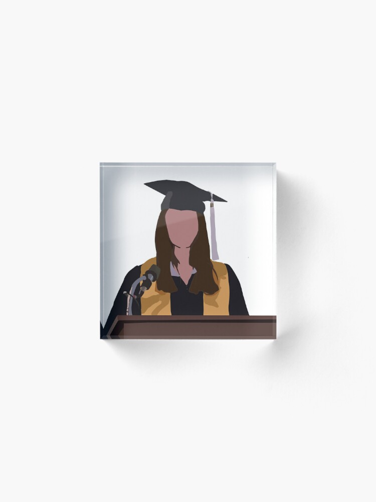 Rory Gilmore Chilton Graduation Acrylic Block By Crystalguo Redbubble