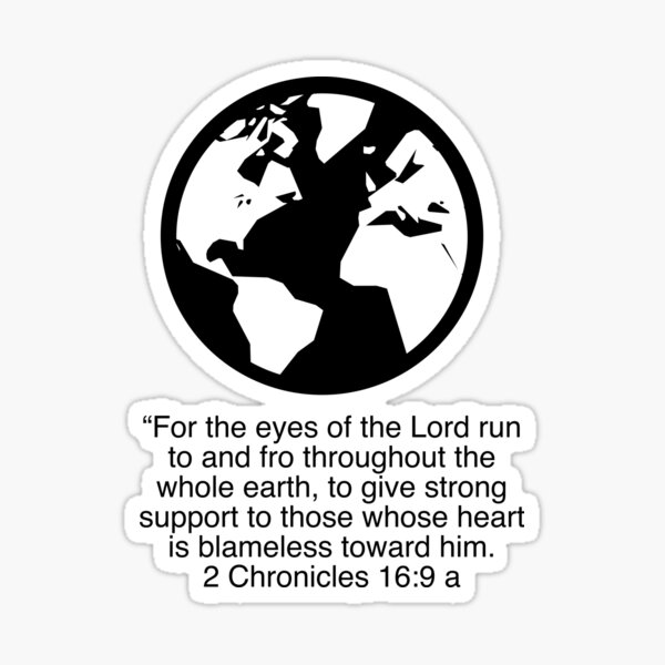 2 Chronicles 16 9 Sticker