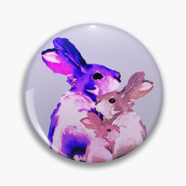 Item preview, violet bunny family designed and sold by THE AMERICAN TEEVANGELIST.
