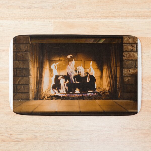 Item preview, Cozy Winter Fireplace  designed and sold by newburyboutique.