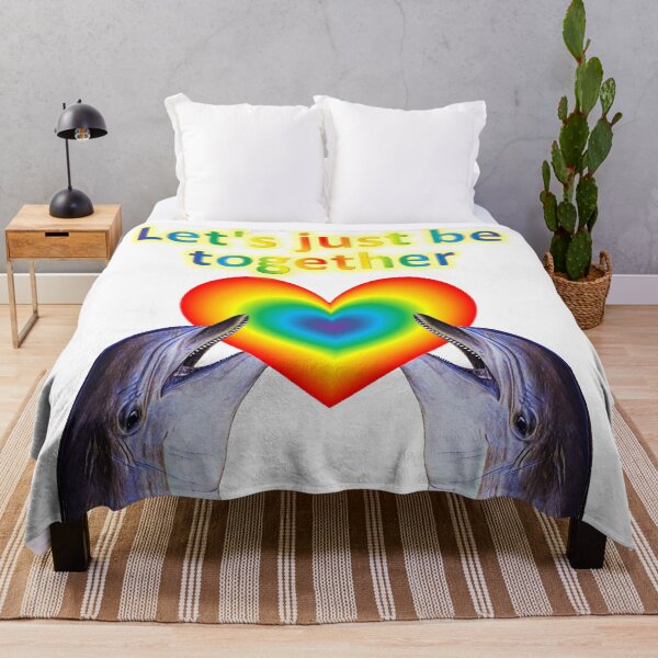 Item preview, A pair of dolphins loving each other, Let's just be together designed and sold by helenkaiy.