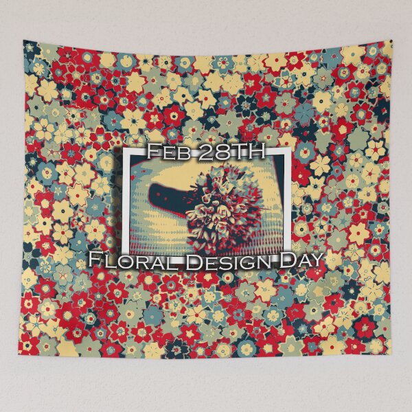 Item preview, I LOVE FLORAL DESIGN DAY designed and sold by REALDesign-Shop.