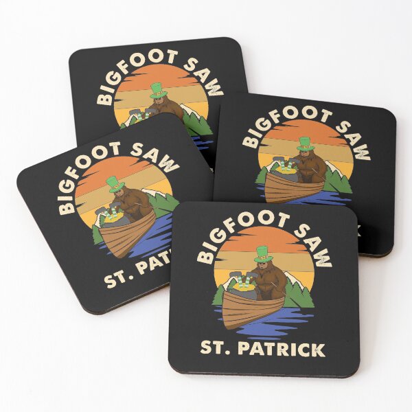 Artikelvorschau, Lustiger Bigfoot Saint Patricks Day Irischer Elf Sasquatch Witz entworfen und verkauft von trendo.