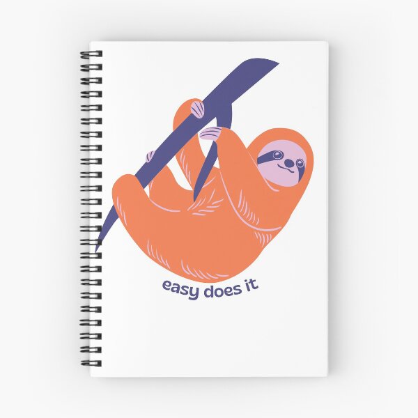 Item preview, Easy Does it Sloth designed and sold by Brooke Rogers.