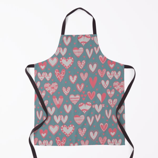 Item preview, Happy Valentine's Day dark blue background with different hand drawn hearts designed and sold by mashmosh.