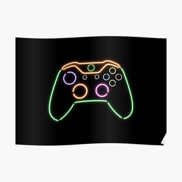 Neon Xbox One controller